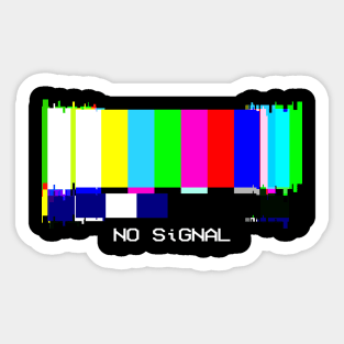 N0 Signal - Dark BG Sticker